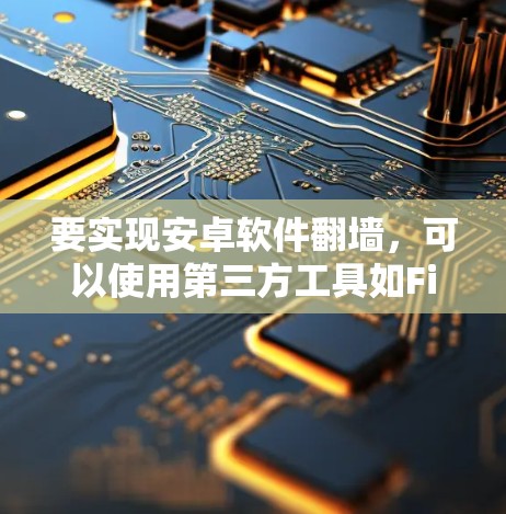 要实现安卓软件翻墙,可以使用第三方工具如FileZilla,以下是一些步骤说明 要实现安卓软件翻墙,可以使用第三方工具如FileZilla,以下是一些步骤说明