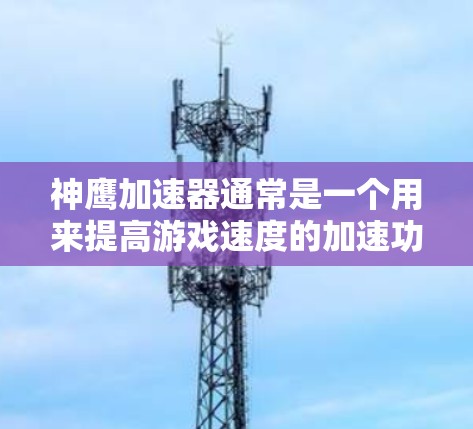 神鹰加速器通常是一个用来提高游戏速度的加速功能，具体取决于你的游戏版本和加速器的设置。如果你对神鹰游戏或加速器的使用不太了解，可以参考以下步骤来测试加速器的实际效果