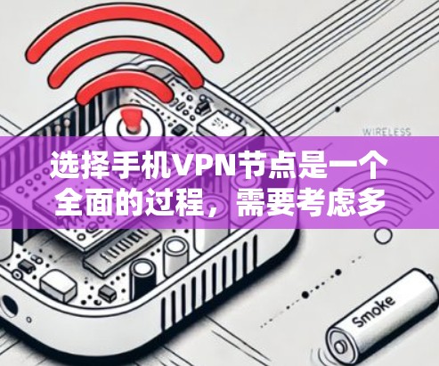 选择手机VPN节点是一个全面的过程，需要考虑多个方面以确保安全性和高效性。以下是详细的步骤指南