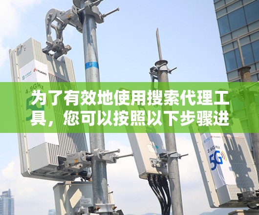 为了有效地使用搜索代理工具，您可以按照以下步骤进行