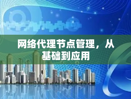 网络代理节点管理，从基础到应用