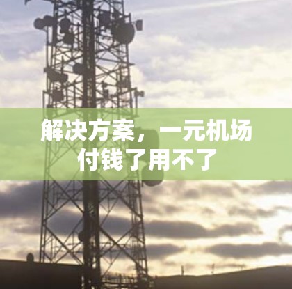 解决方案,一元机场付钱了用不了 解决方案,一元机场付钱了用不了