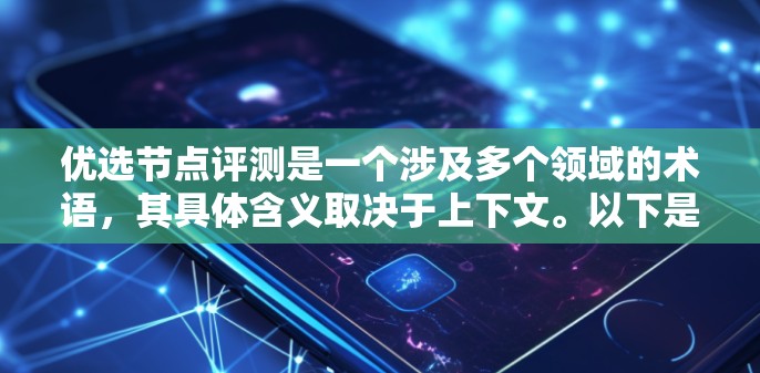 优选节点评测是一个涉及多个领域的术语，其具体含义取决于上下文。以下是对其可能的详细解释